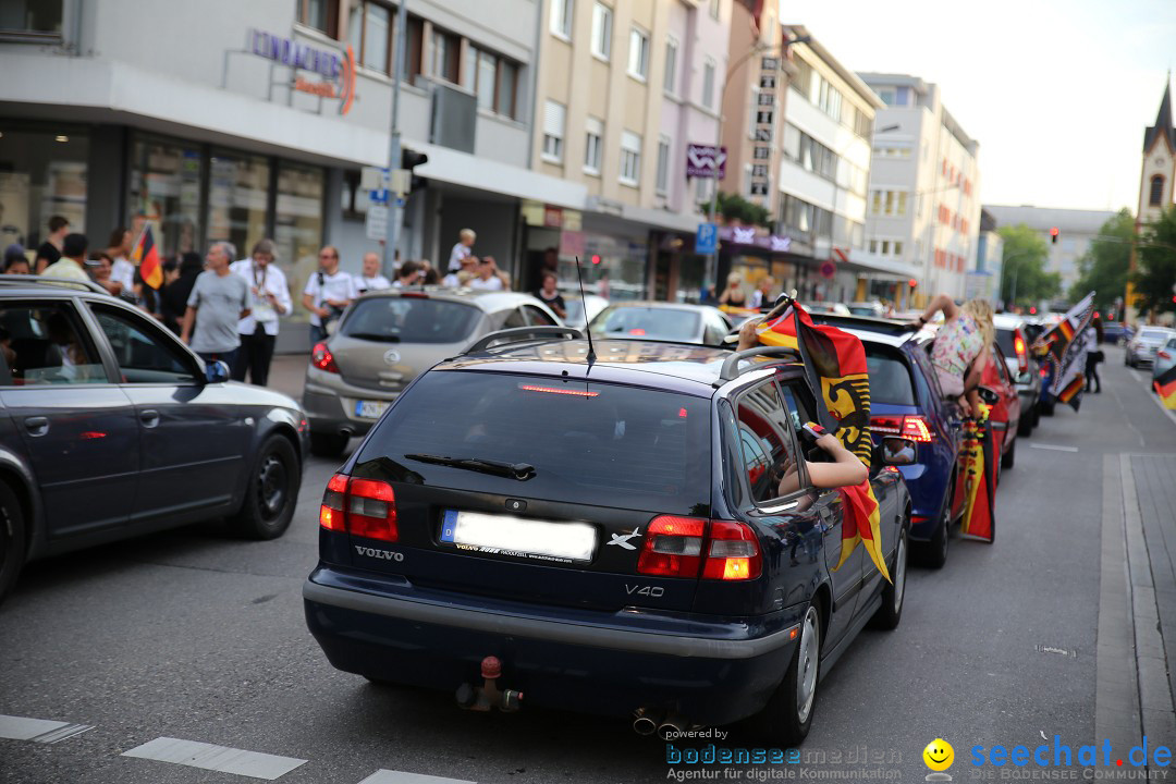 WM 2014: Deutschland vs. Frankreich: Singen am Bodensee, 04.07.2014