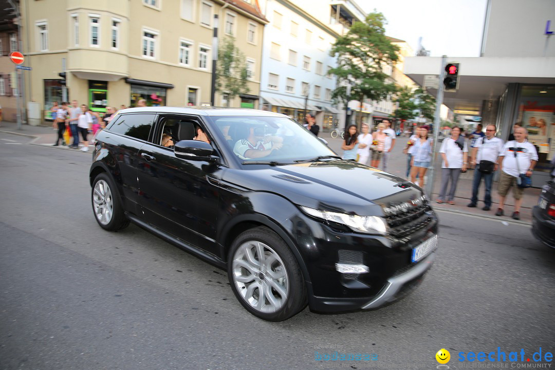 WM 2014: Deutschland vs. Frankreich: Singen am Bodensee, 04.07.2014