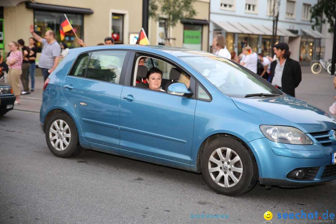 WM 2014: Deutschland vs. Frankreich: Singen am Bodensee, 04.07.2014