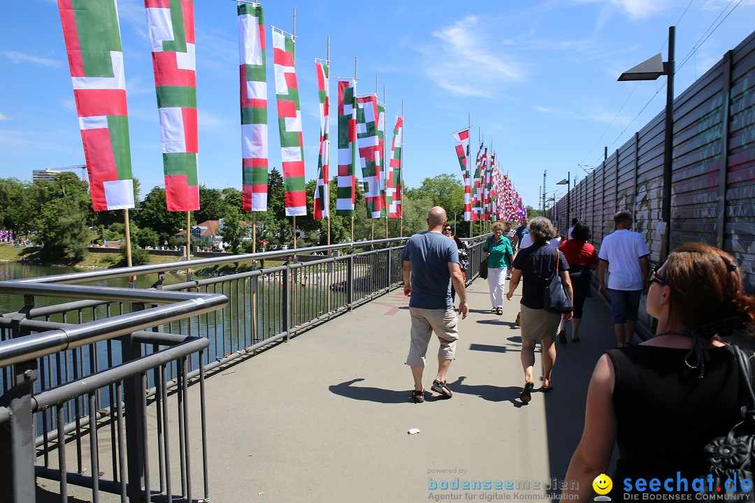 Internationales Donaufest: Ulm an der Donau, 06.07.2014