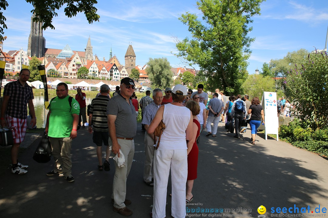 Internationales Donaufest: Ulm an der Donau, 06.07.2014