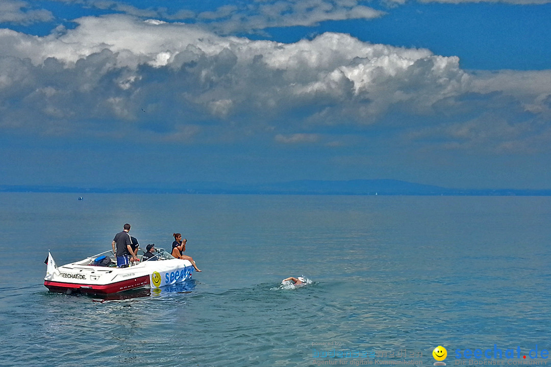 Bodenseequerung: Nathalie Pohl: Friedrichshafen - Romanshorn, 25.06.2014