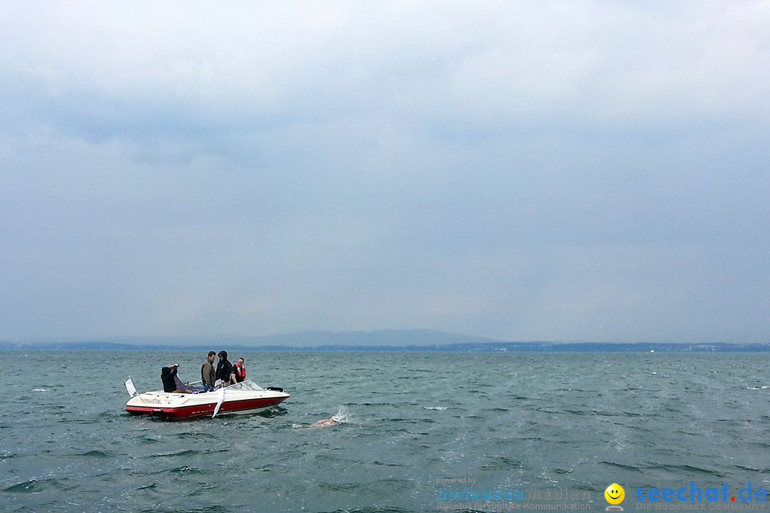 Bodenseequerung: Nathalie Pohl: Friedrichshafen - Romanshorn, 25.06.2014