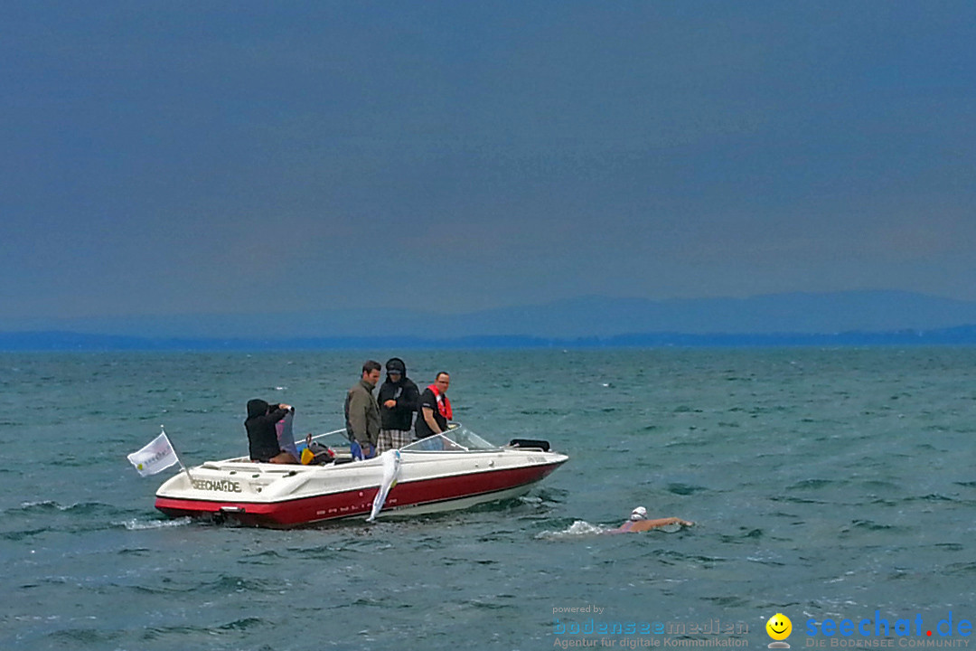 Bodenseequerung: Nathalie Pohl: Friedrichshafen - Romanshorn, 25.06.2014