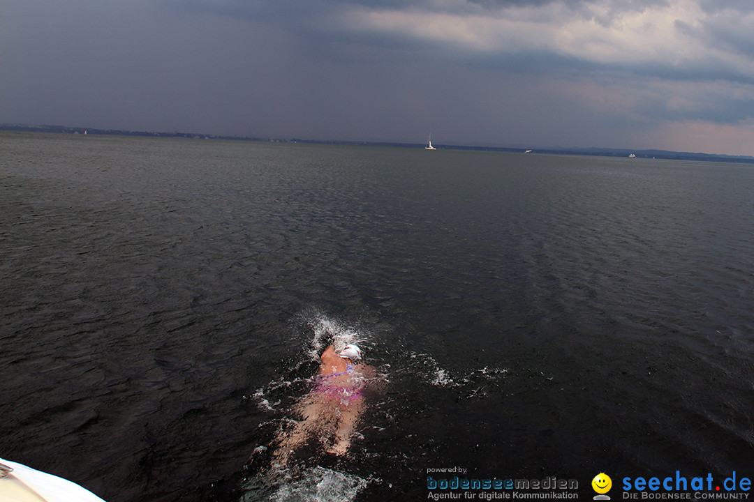 Bodenseequerung: Nathalie Pohl: Friedrichshafen - Romanshorn, 25.06.2014