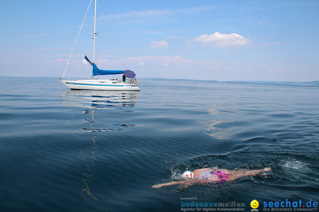 Bodenseequerung: Nathalie Pohl: Friedrichshafen - Romanshorn, 25.06.2014