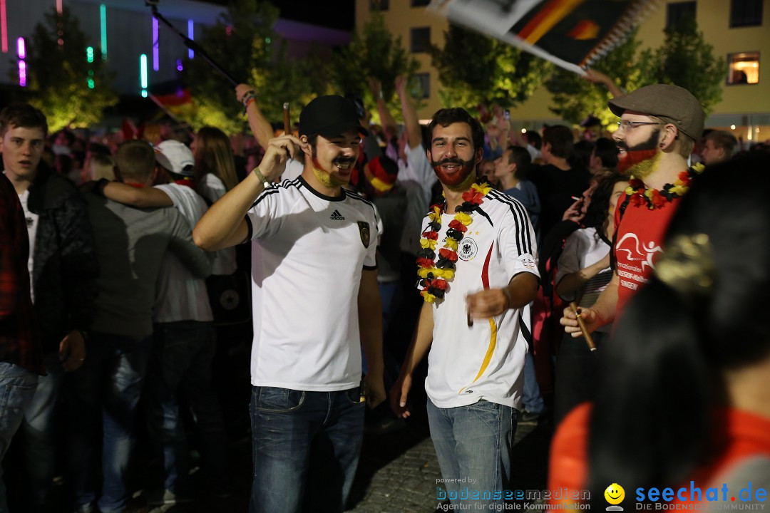 Weltmeister - Deutschland - WM2014: Singen am Bodensee, 13.07.2014