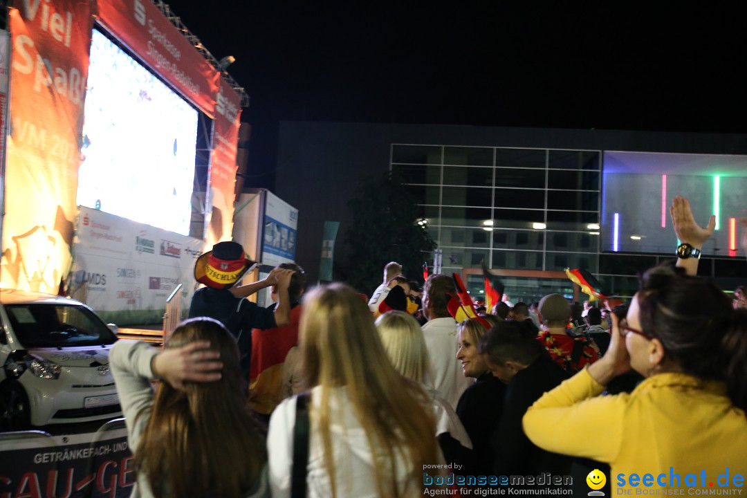 Weltmeister - Deutschland - WM2014: Singen am Bodensee, 13.07.2014