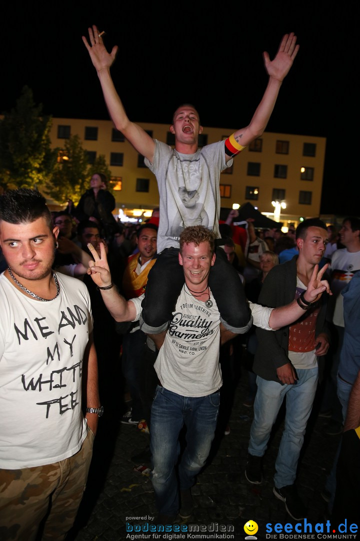 Weltmeister - Deutschland - WM2014: Singen am Bodensee, 13.07.2014