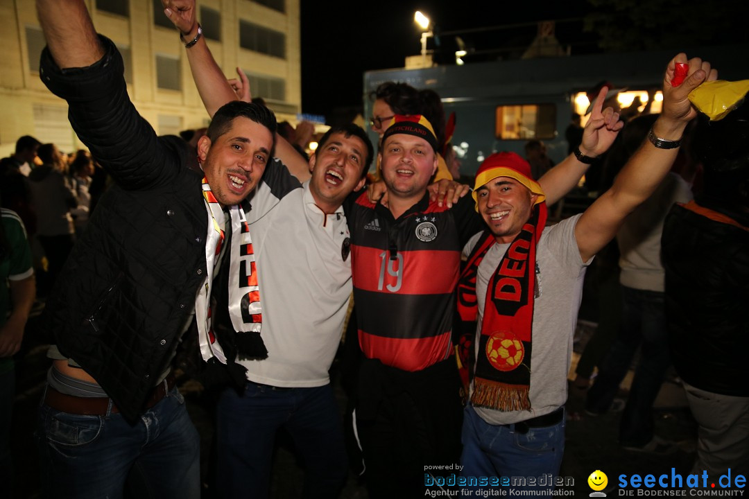 Weltmeister - Deutschland - WM2014: Singen am Bodensee, 13.07.2014