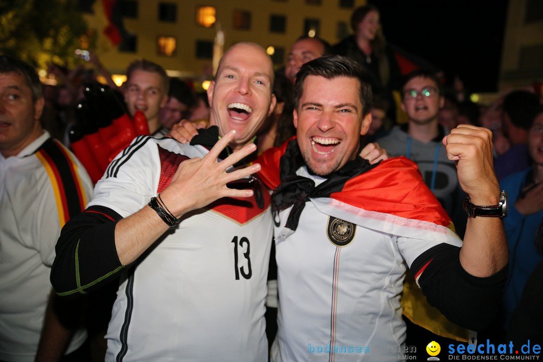 Weltmeister - Deutschland - WM2014: Singen am Bodensee, 13.07.2014