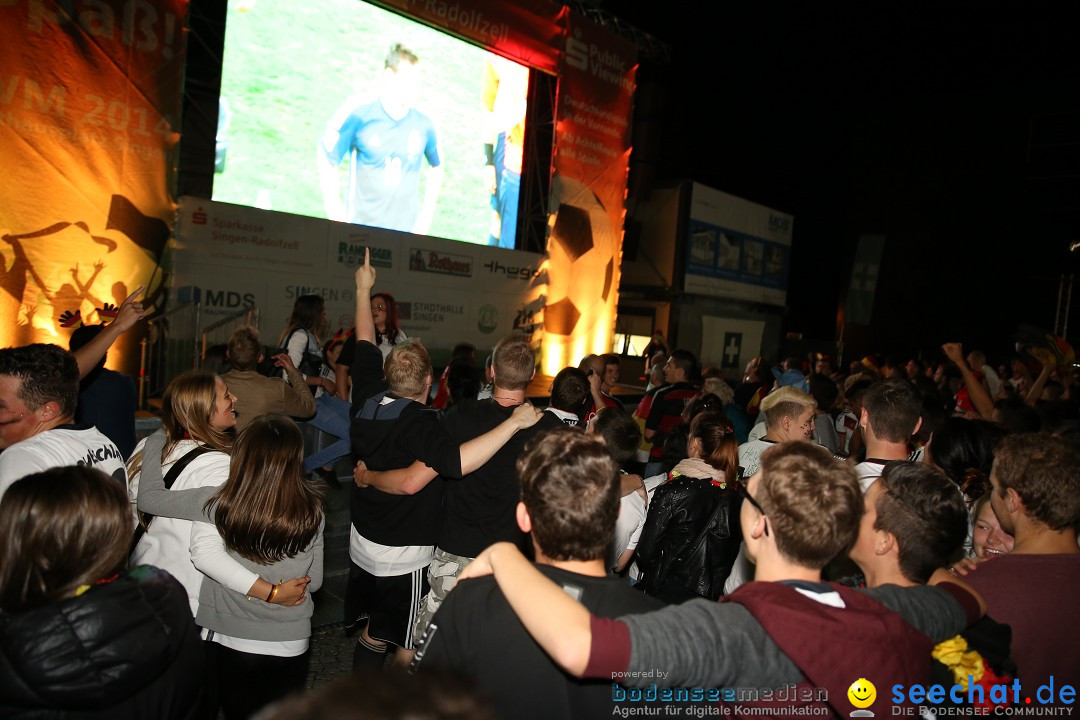 Weltmeister - Deutschland - WM2014: Singen am Bodensee, 13.07.2014