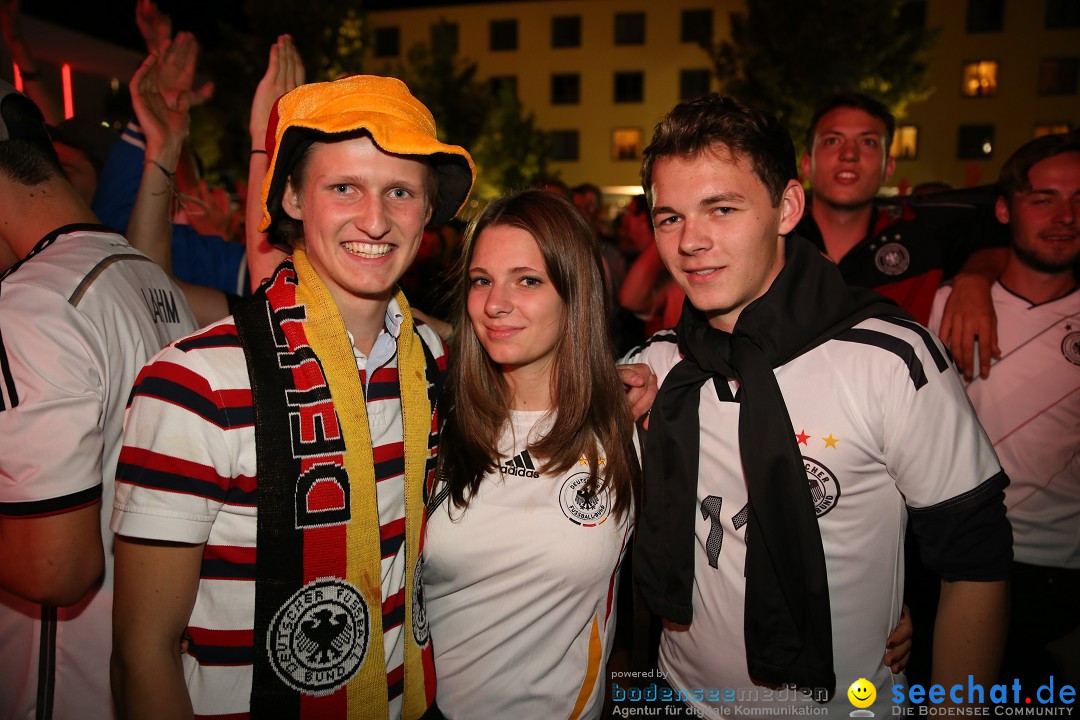 Weltmeister - Deutschland - WM2014: Singen am Bodensee, 13.07.2014