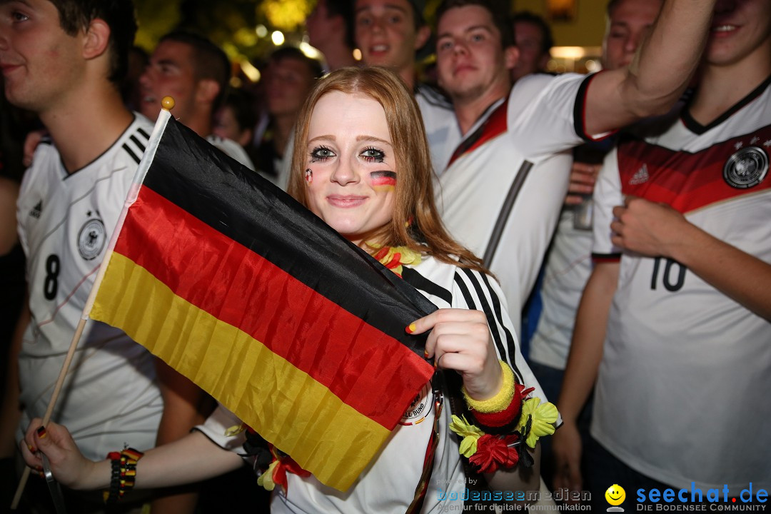 Weltmeister - Deutschland - WM2014: Singen am Bodensee, 13.07.2014