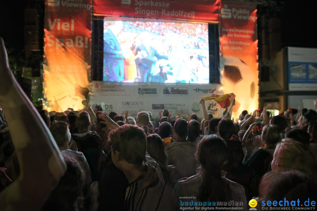 Weltmeister - Deutschland - WM2014: Singen am Bodensee, 13.07.2014