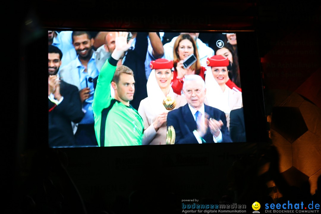 Weltmeister - Deutschland - WM2014: Singen am Bodensee, 13.07.2014