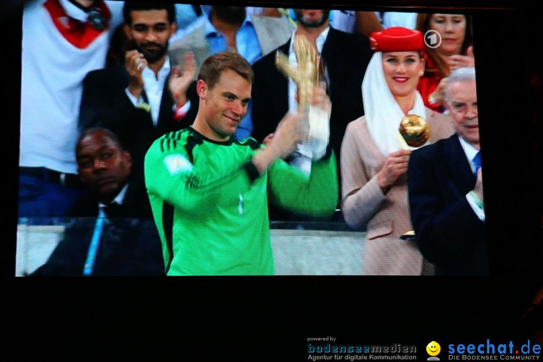 Weltmeister - Deutschland - WM2014: Singen am Bodensee, 13.07.2014