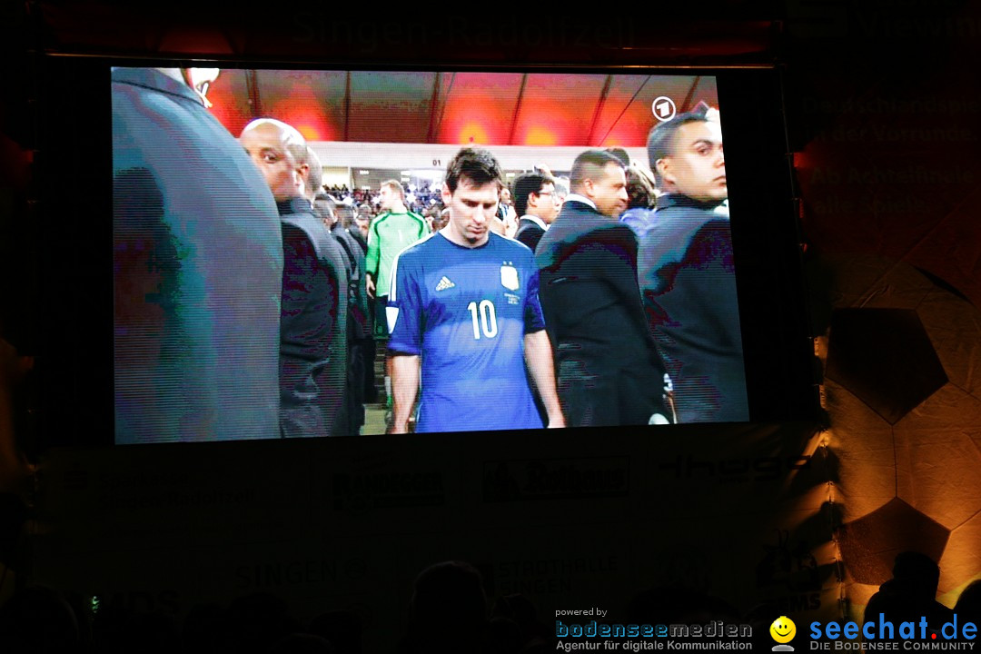 Weltmeister - Deutschland - WM2014: Singen am Bodensee, 13.07.2014