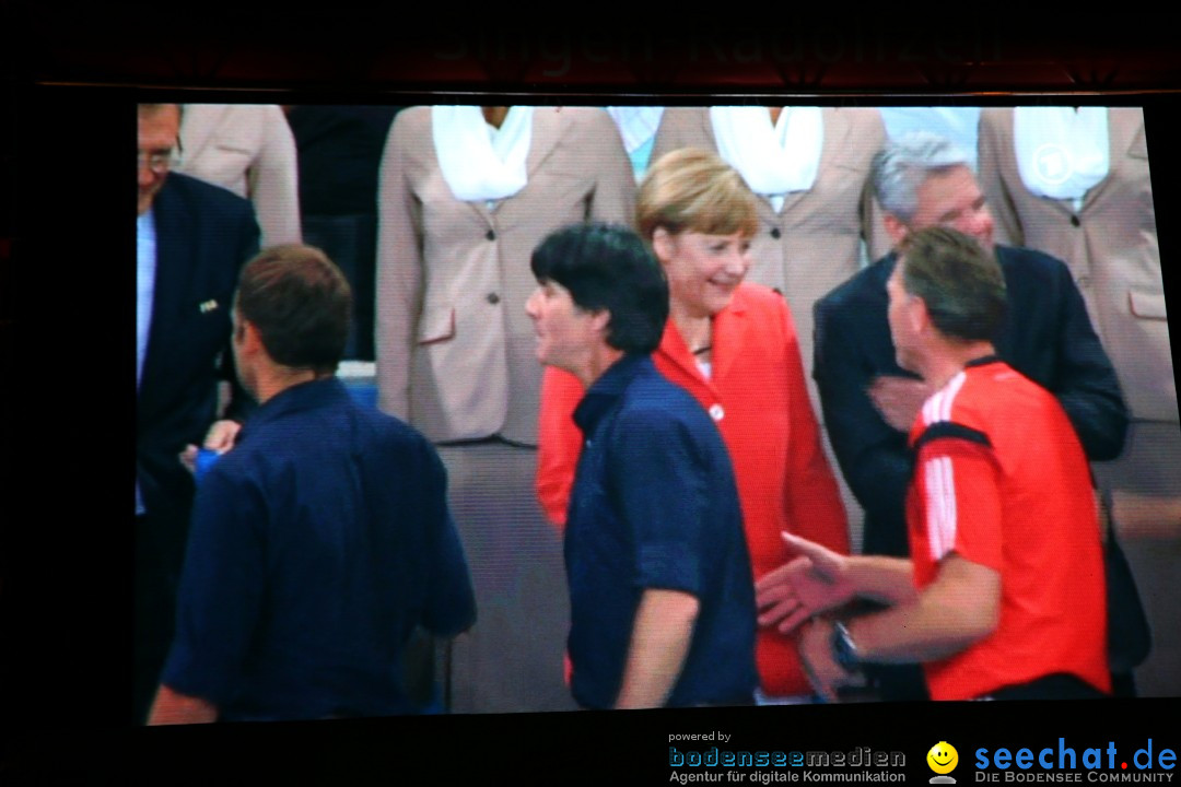 Weltmeister - Deutschland - WM2014: Singen am Bodensee, 13.07.2014