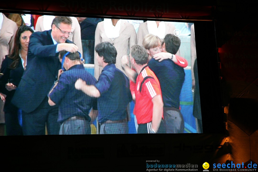 Weltmeister - Deutschland - WM2014: Singen am Bodensee, 13.07.2014