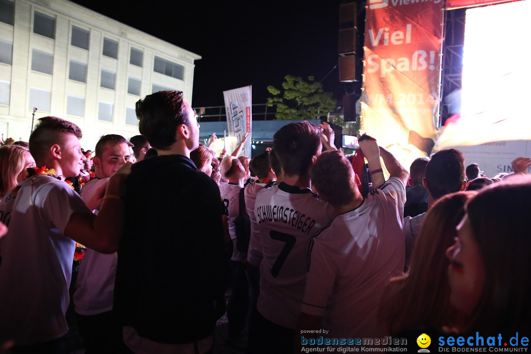 Weltmeister - Deutschland - WM2014: Singen am Bodensee, 13.07.2014