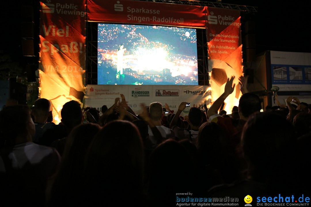 Weltmeister - Deutschland - WM2014: Singen am Bodensee, 13.07.2014