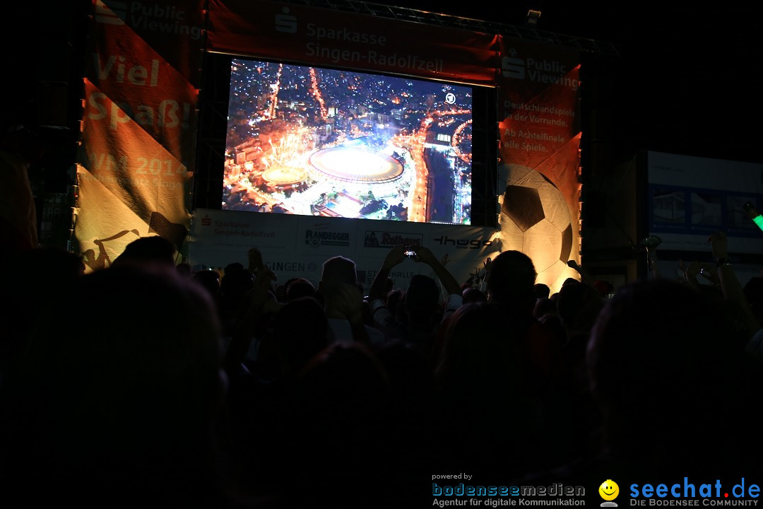 Weltmeister - Deutschland - WM2014: Singen am Bodensee, 13.07.2014