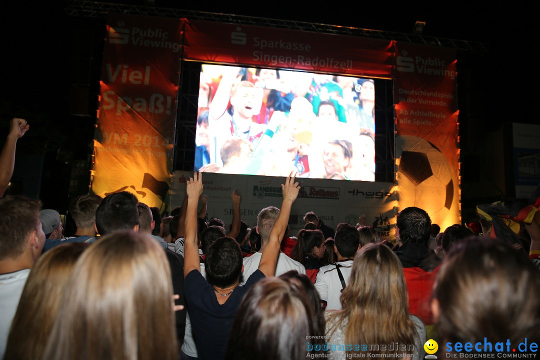 Weltmeister - Deutschland - WM2014: Singen am Bodensee, 13.07.2014