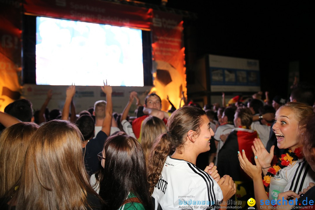 Weltmeister - Deutschland - WM2014: Singen am Bodensee, 13.07.2014