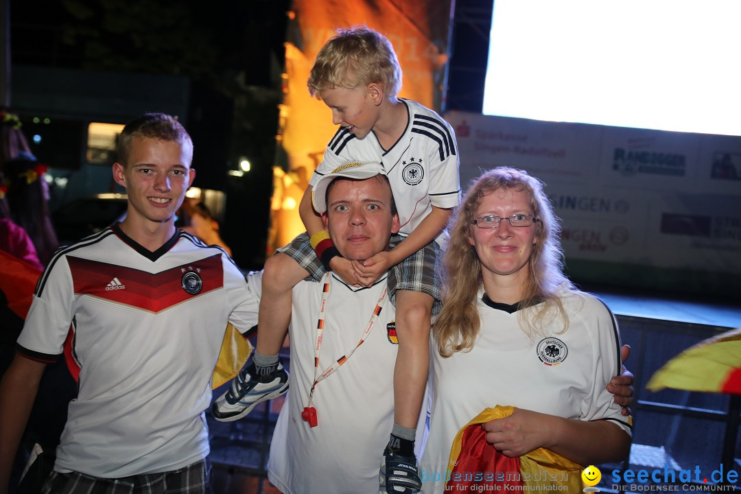 Weltmeister - Deutschland - WM2014: Singen am Bodensee, 13.07.2014