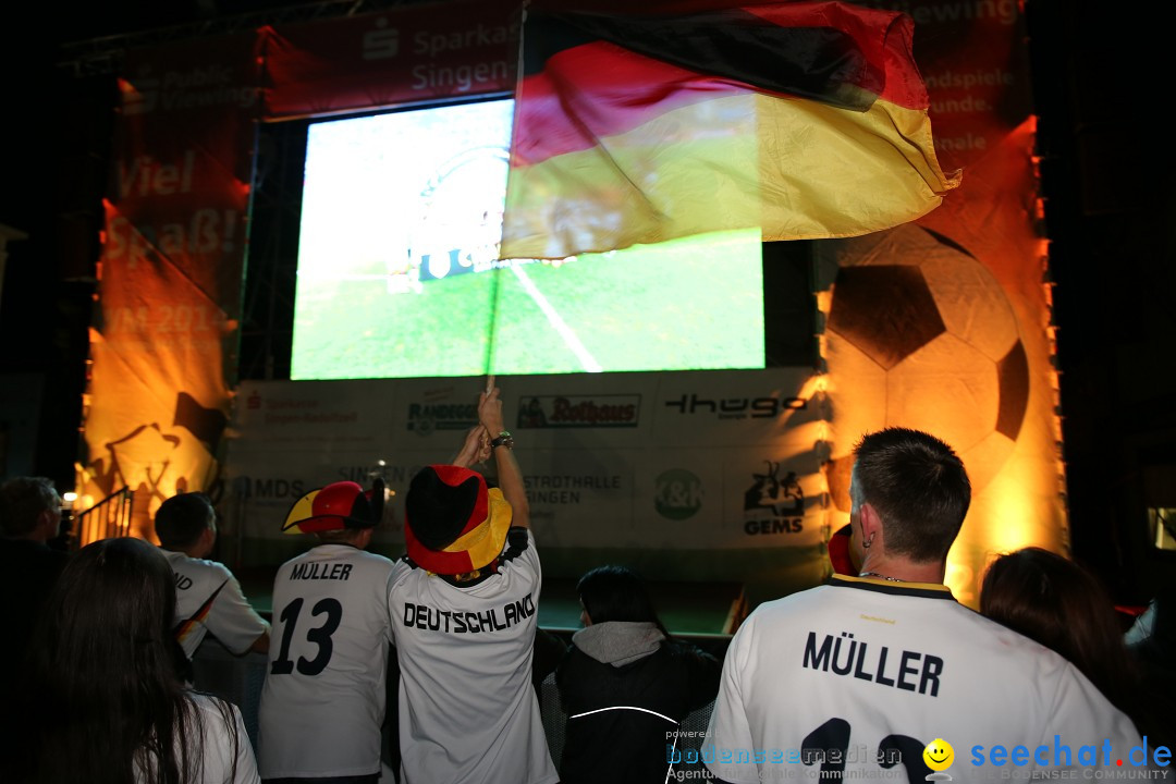 Weltmeister - Deutschland - WM2014: Singen am Bodensee, 13.07.2014