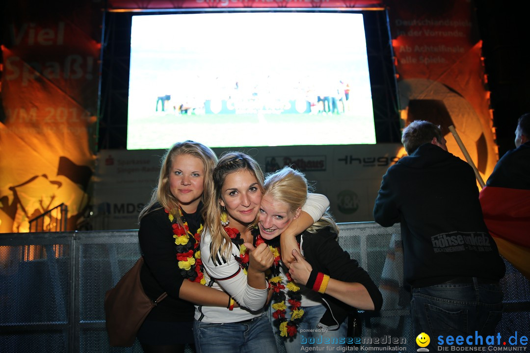 Weltmeister - Deutschland - WM2014: Singen am Bodensee, 13.07.2014