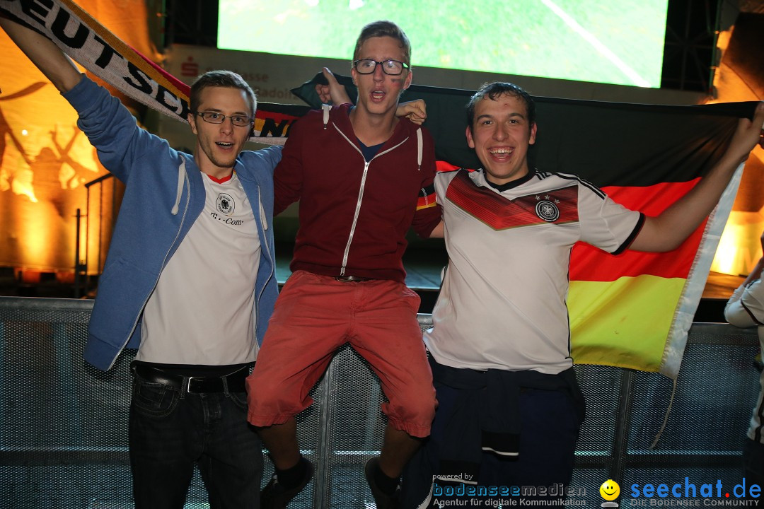 Weltmeister - Deutschland - WM2014: Singen am Bodensee, 13.07.2014