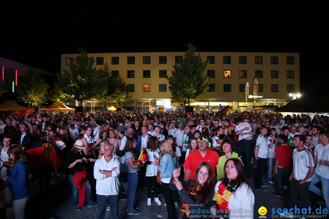 Weltmeister - Deutschland - WM2014: Singen am Bodensee, 13.07.2014