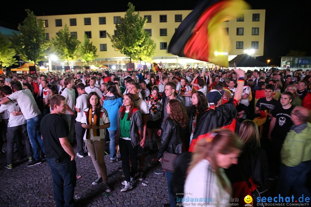 Weltmeister - Deutschland - WM2014: Singen am Bodensee, 13.07.2014