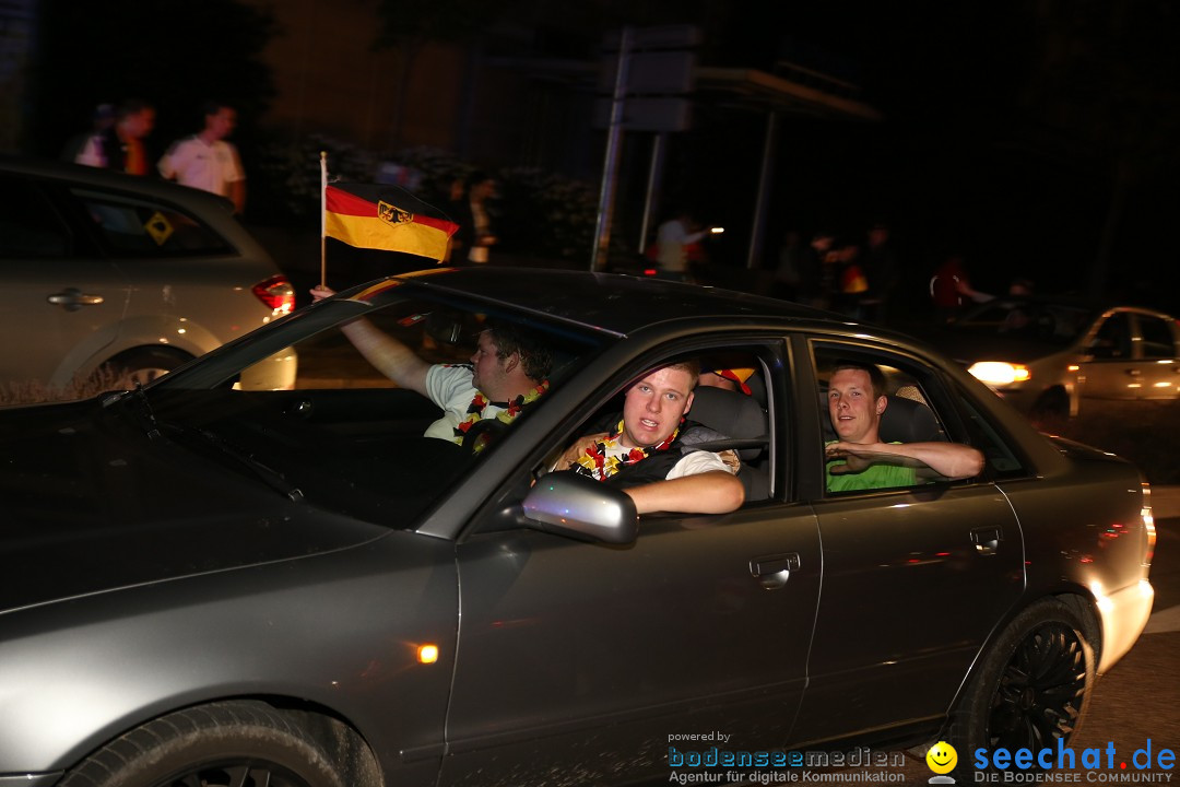 Weltmeister - Deutschland - WM2014: Singen am Bodensee, 13.07.2014