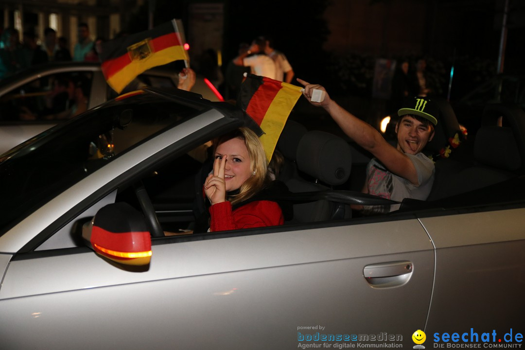 Weltmeister - Deutschland - WM2014: Singen am Bodensee, 13.07.2014