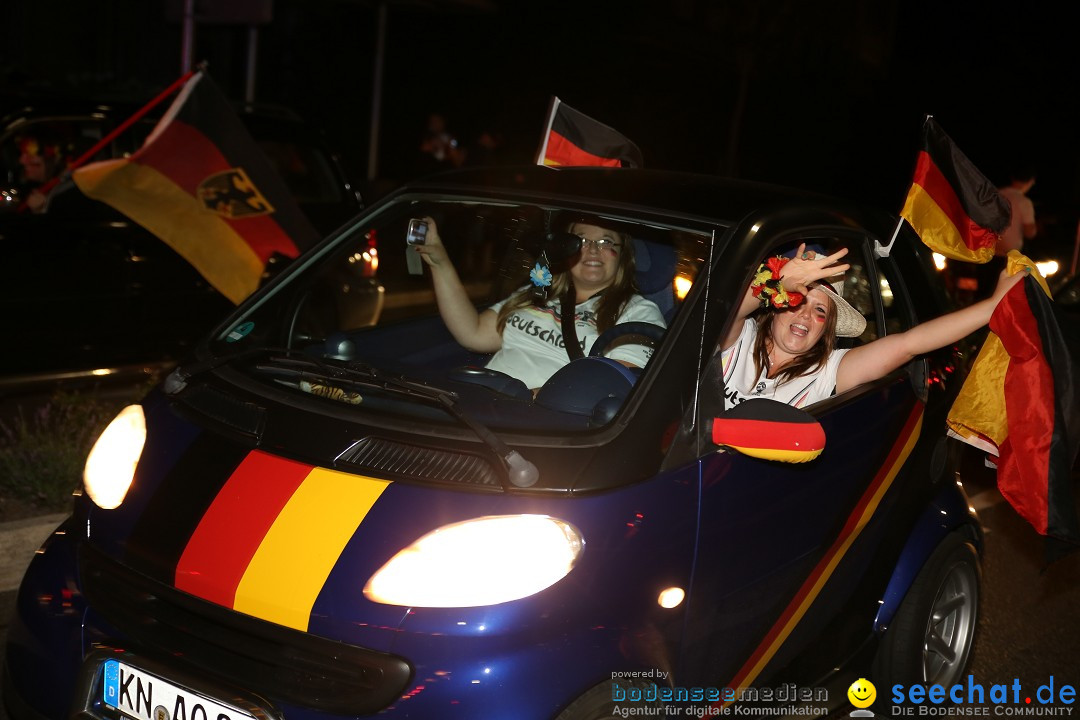 Weltmeister - Deutschland - WM2014: Singen am Bodensee, 13.07.2014