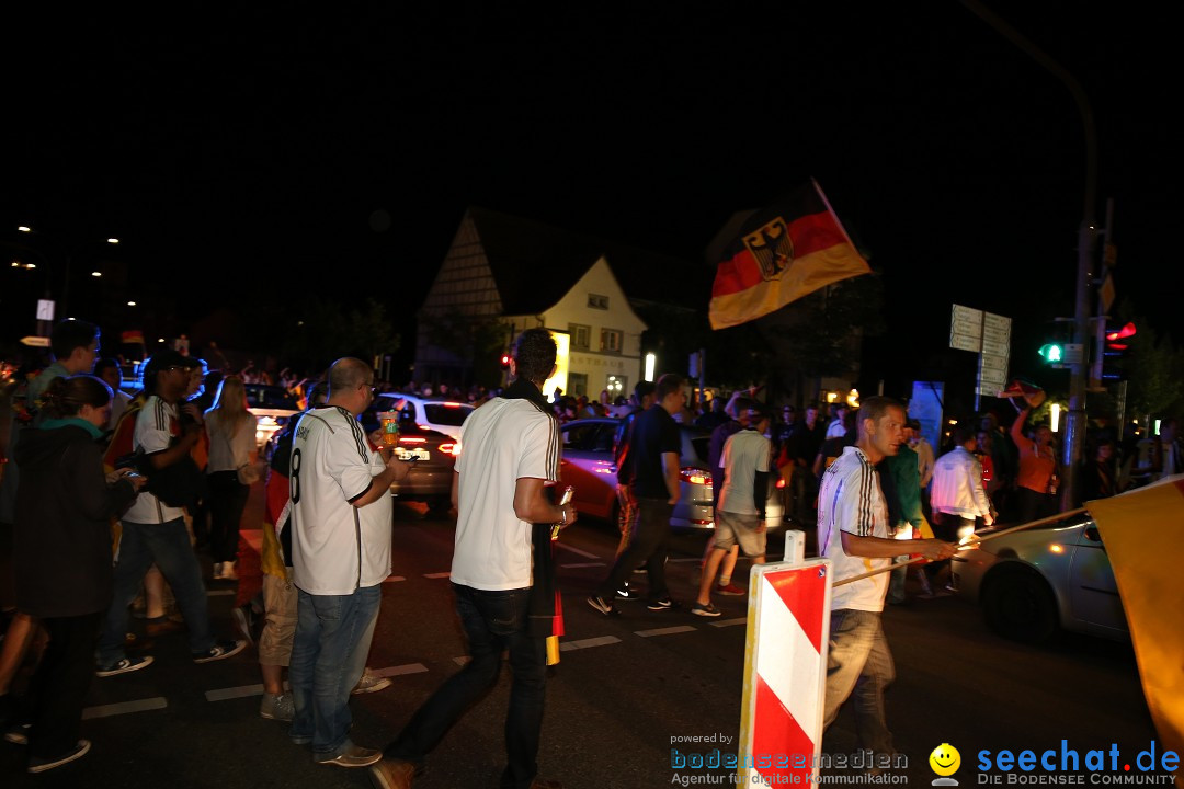 Weltmeister - Deutschland - WM2014: Singen am Bodensee, 13.07.2014