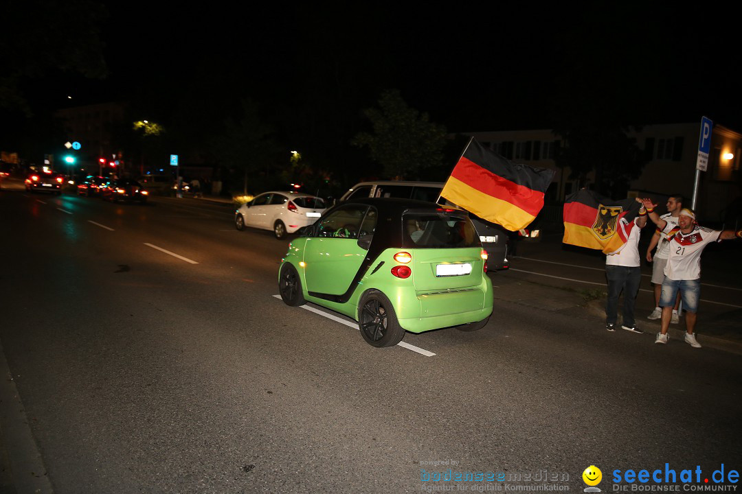 Weltmeister - Deutschland - WM2014: Singen am Bodensee, 13.07.2014