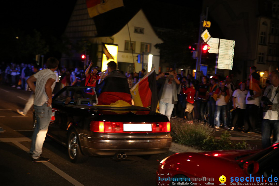 Weltmeister - Deutschland - WM2014: Singen am Bodensee, 13.07.2014