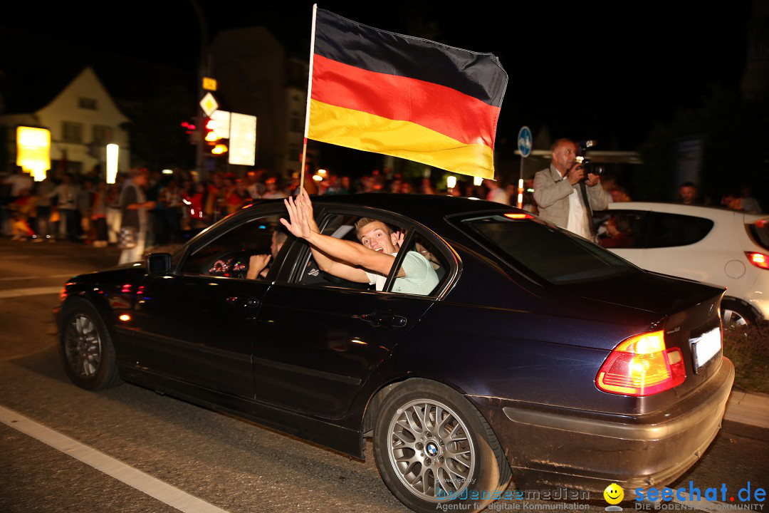 Weltmeister - Deutschland - WM2014: Singen am Bodensee, 13.07.2014