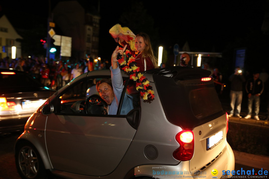 Weltmeister - Deutschland - WM2014: Singen am Bodensee, 13.07.2014