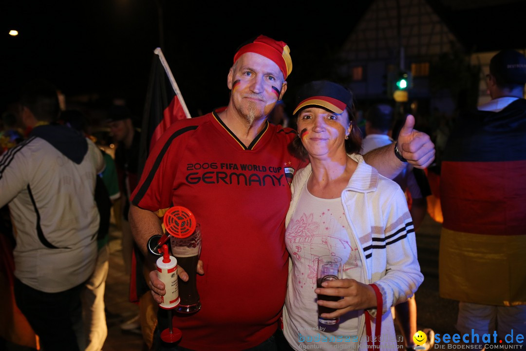 Weltmeister - Deutschland - WM2014: Singen am Bodensee, 13.07.2014