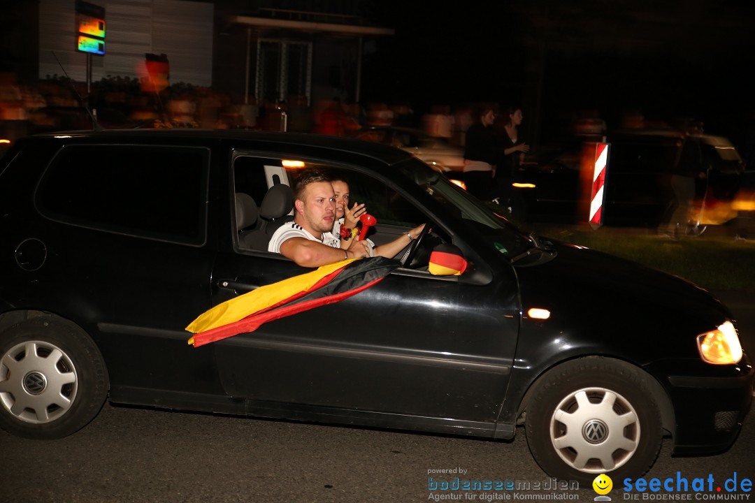 Weltmeister - Deutschland - WM2014: Singen am Bodensee, 13.07.2014