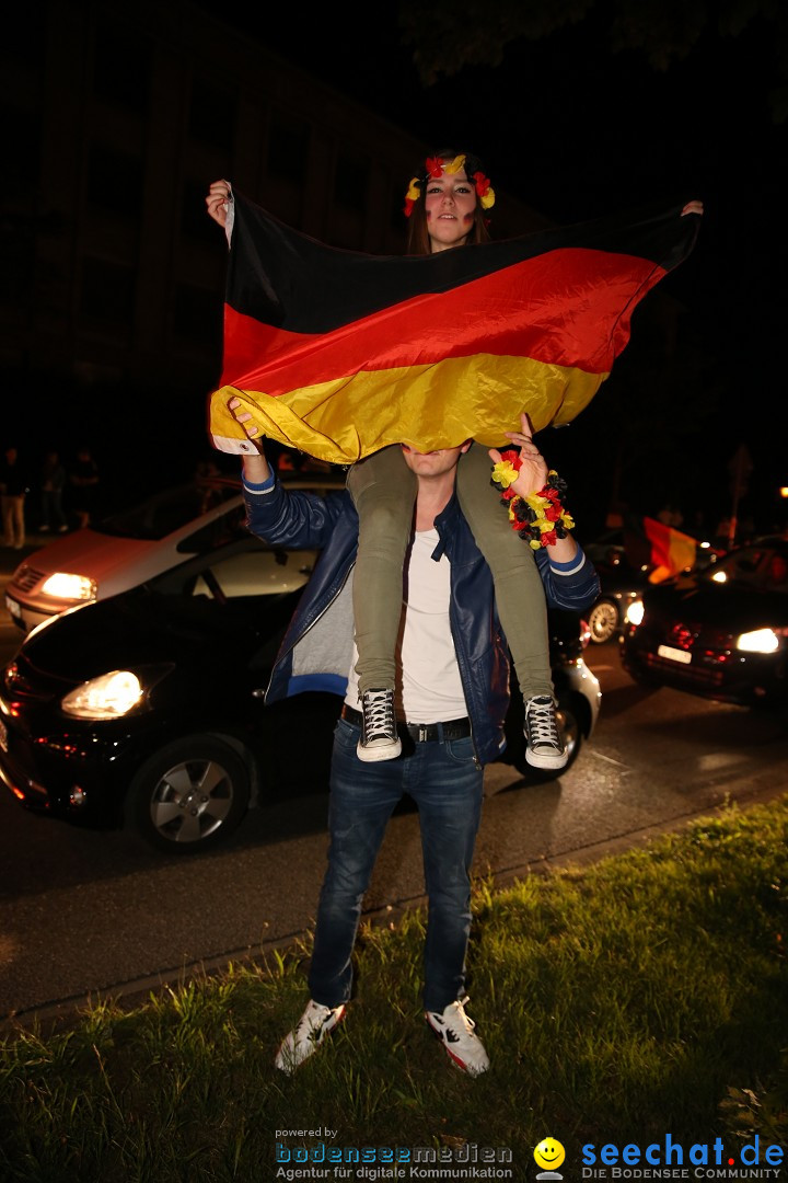 Weltmeister - Deutschland - WM2014: Singen am Bodensee, 13.07.2014