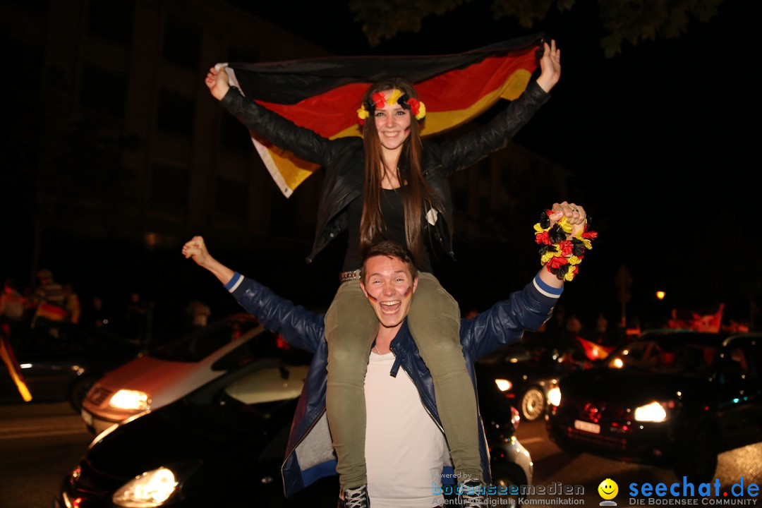 Weltmeister - Deutschland - WM2014: Singen am Bodensee, 13.07.2014