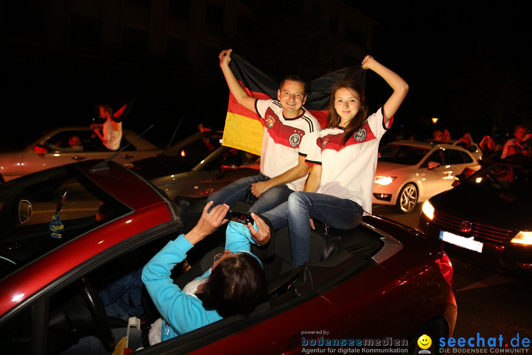 Weltmeister - Deutschland - WM2014: Singen am Bodensee, 13.07.2014