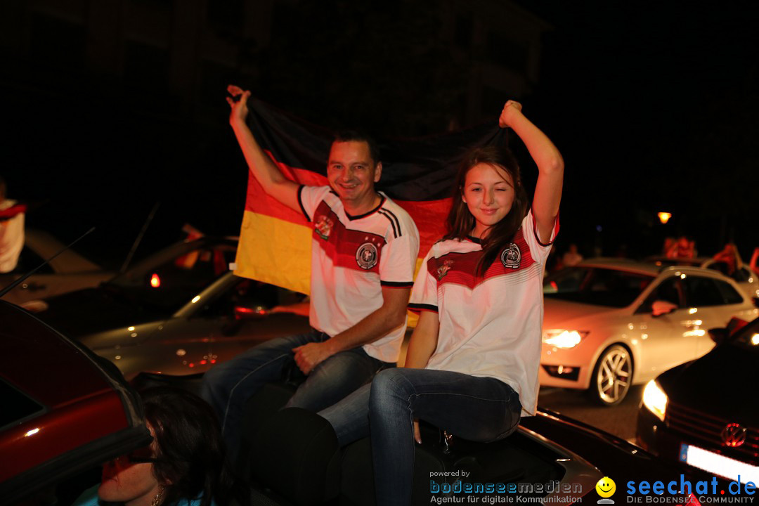 Weltmeister - Deutschland - WM2014: Singen am Bodensee, 13.07.2014