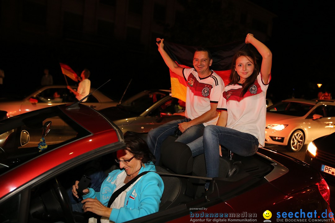 Weltmeister - Deutschland - WM2014: Singen am Bodensee, 13.07.2014